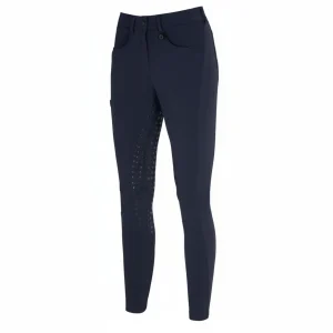 Pikeur Oliva Ridebukser med fuld Silicone Grip - Night Blue