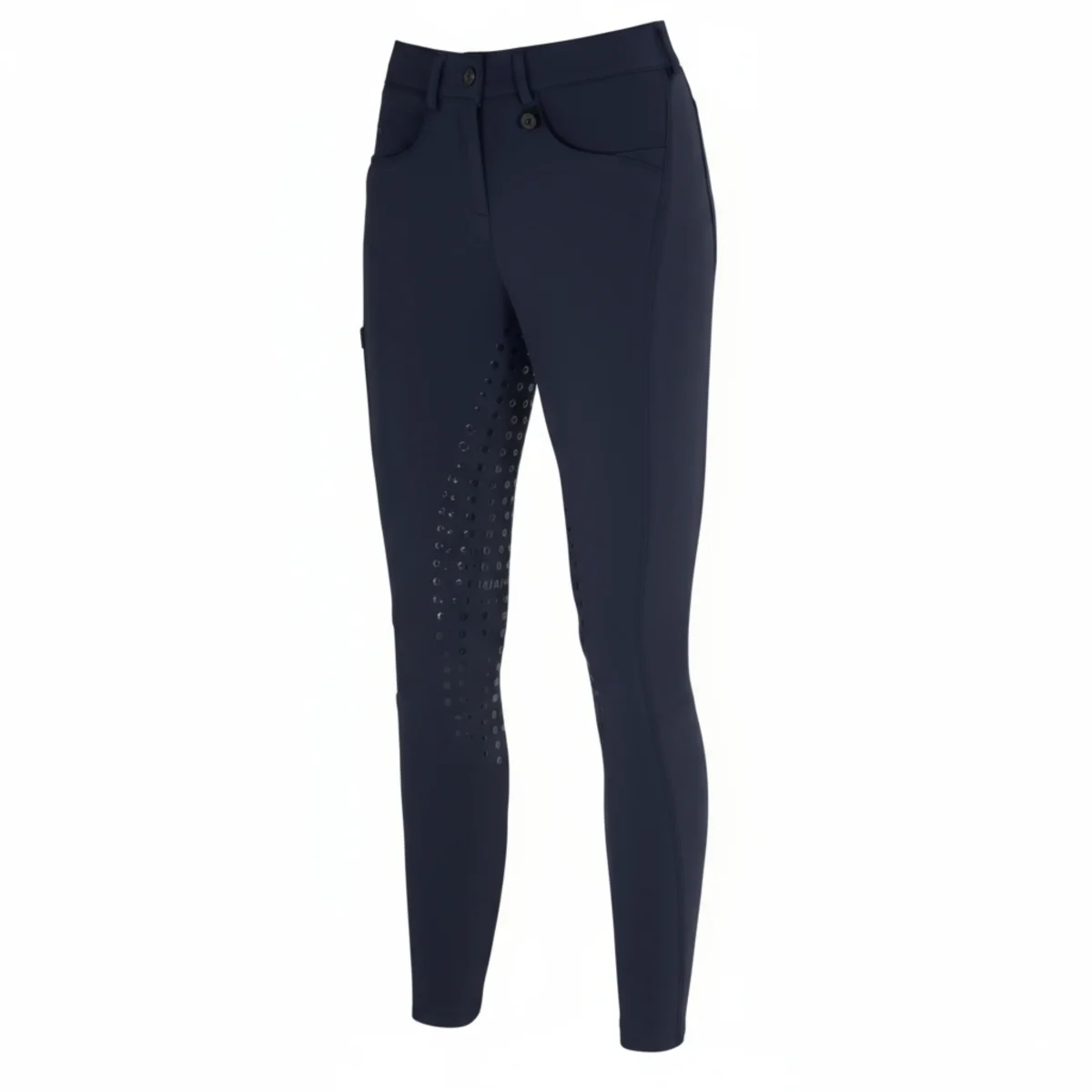 Pikeur Oliva Ridebukser med fuld Silicone Grip - Night Blue - Billede 2